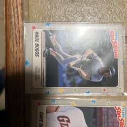 1988 Fleer Star Sticker Cards 