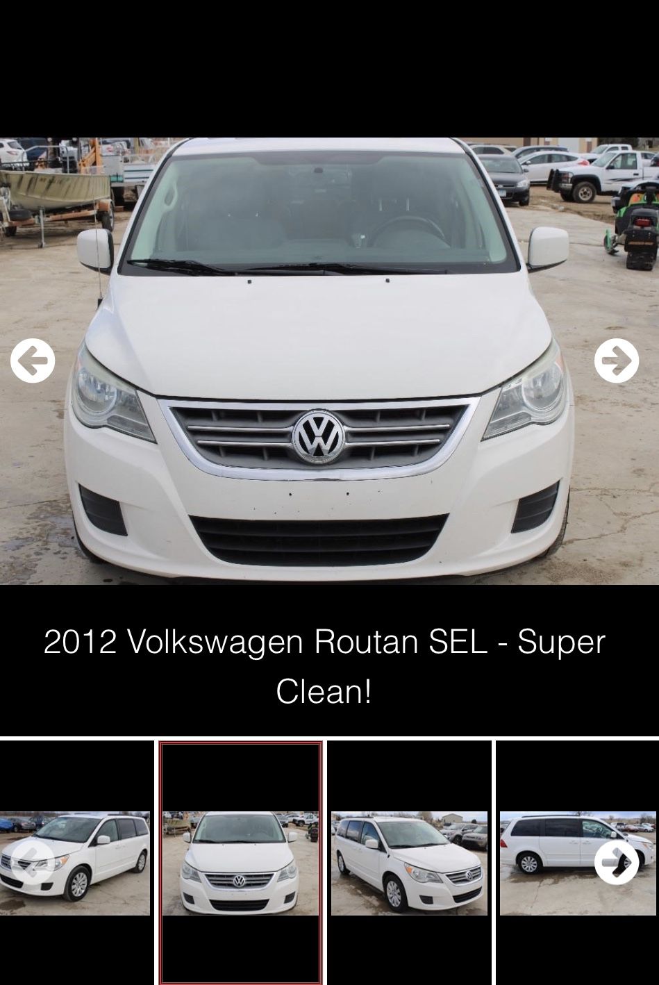 2012 Volkswagen Routan