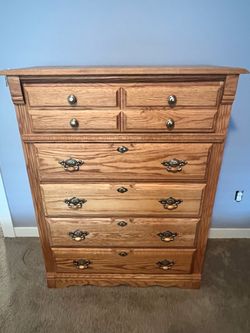 Solid oak dresser