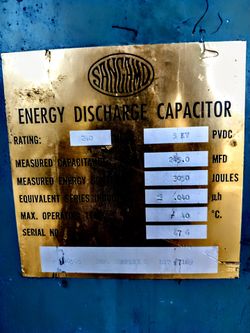 Sangamo Industrial discharge capacitor