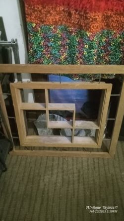 MIRROR FRAME WOODEN-SOLID