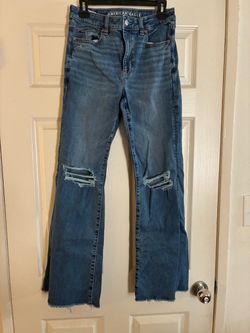 American Eagle Distressed Flare Jeans