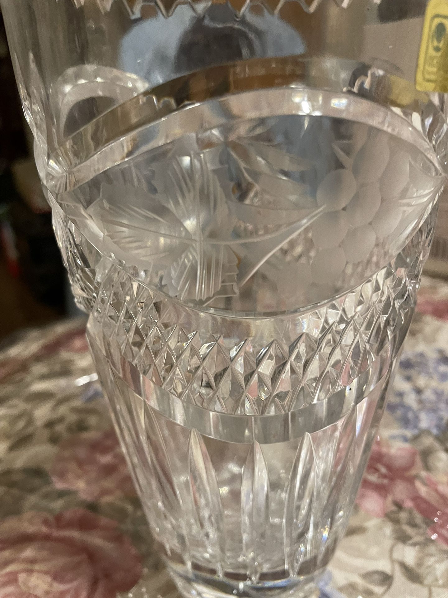 Beautiful Crystal Vase From Germany