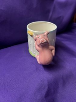 Vintage 1990 “Pig N Pie” 3D Pig Mug – Bergschrund Seattle