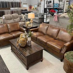 Leaton Living Room Set Sofa and Loveseat With İnterest Free Payment Options 