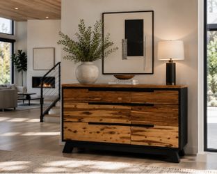 ✨Newly Refinished Solid Wood Modern Dresser - Free Delivery!