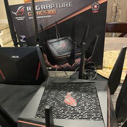 Asus ROG Rapture GT-AC5300 Gaming Router W/ AC2900 Mesh 
