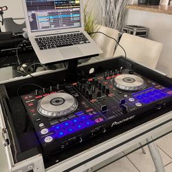 Combo DJ Pioneer DDJ SR And MacBook Air And Case Dj