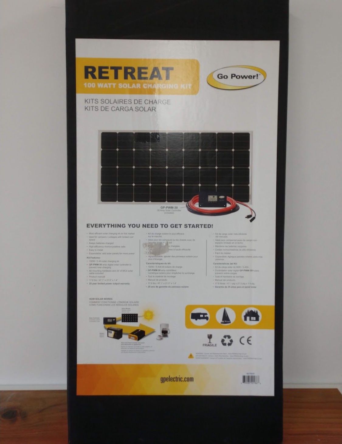 Go Power Solar Charging Kit