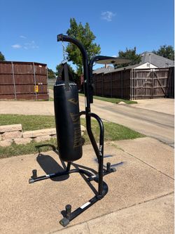 Everlast punching bag with stand