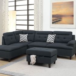 3pc Sectional Sofa Set