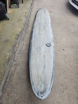 Surfboard longboard 10 x 23.5 x 3.25. Epoxy thunderbolt