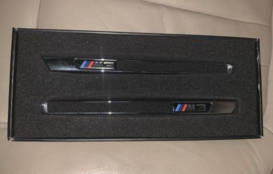 BMW M3 F80 OEM Stock Factory Chrome Side Vent Emblem