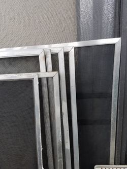 Window Screens Bundle Of 7. 