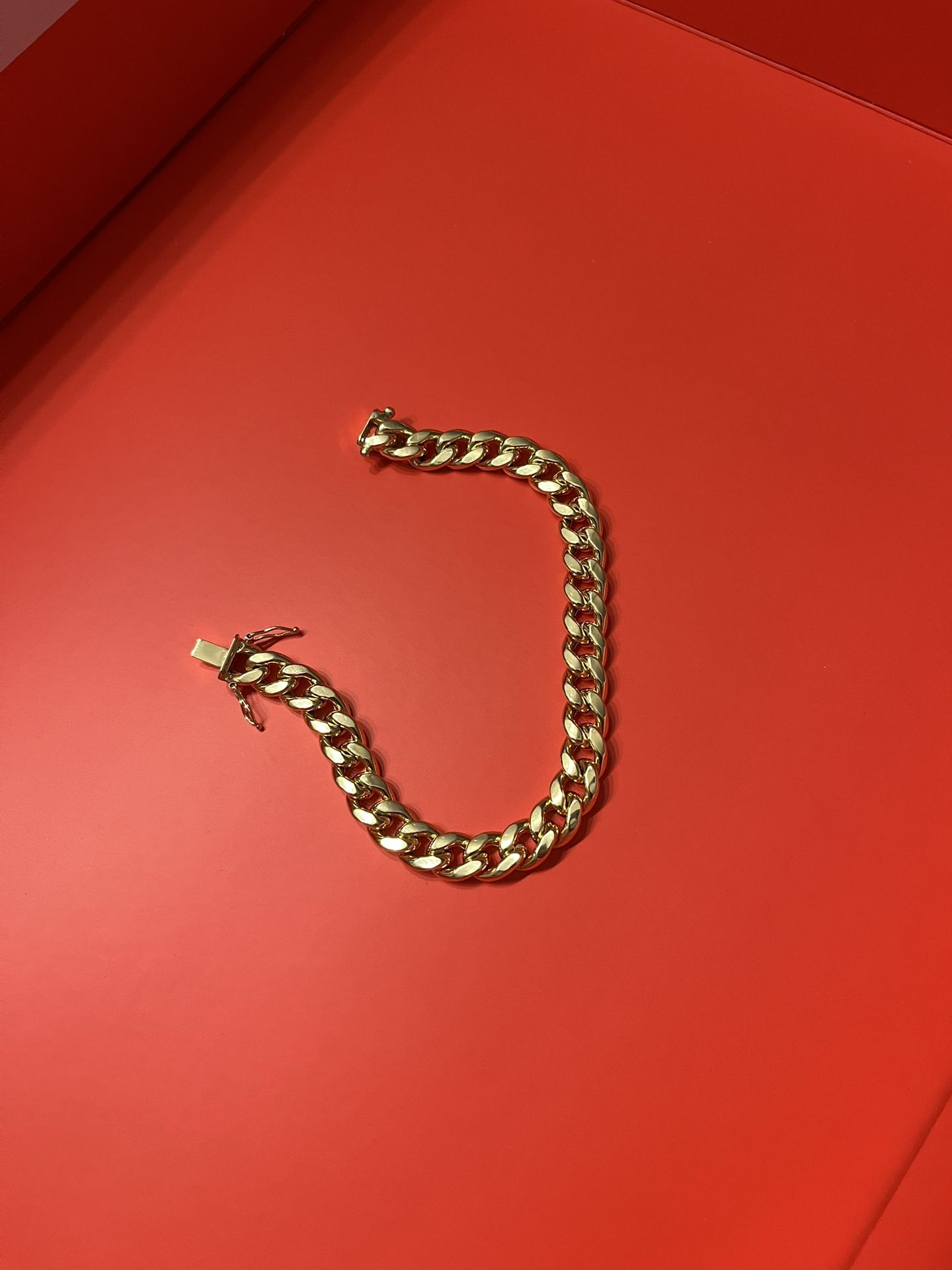 Brand New 10k Gold Cuban Bracelet