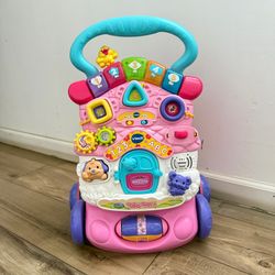 VTech Stroll & Discover Activity Walker - Pink with Accessories, Baby and Toddler Toys