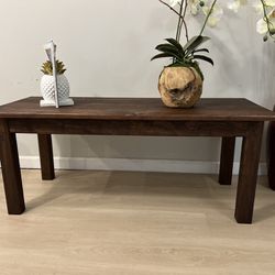 SOLID Walnut End Table