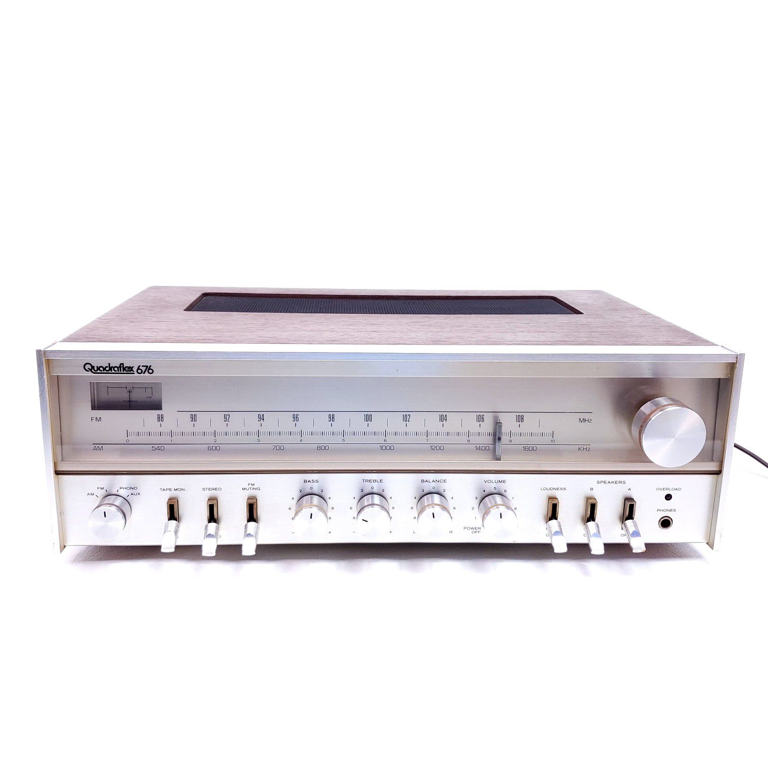 Vintage 1970's Quadraflex 676 Stereo Receiver Tuner AM/ FM Amp Amplifier Vintage Audio