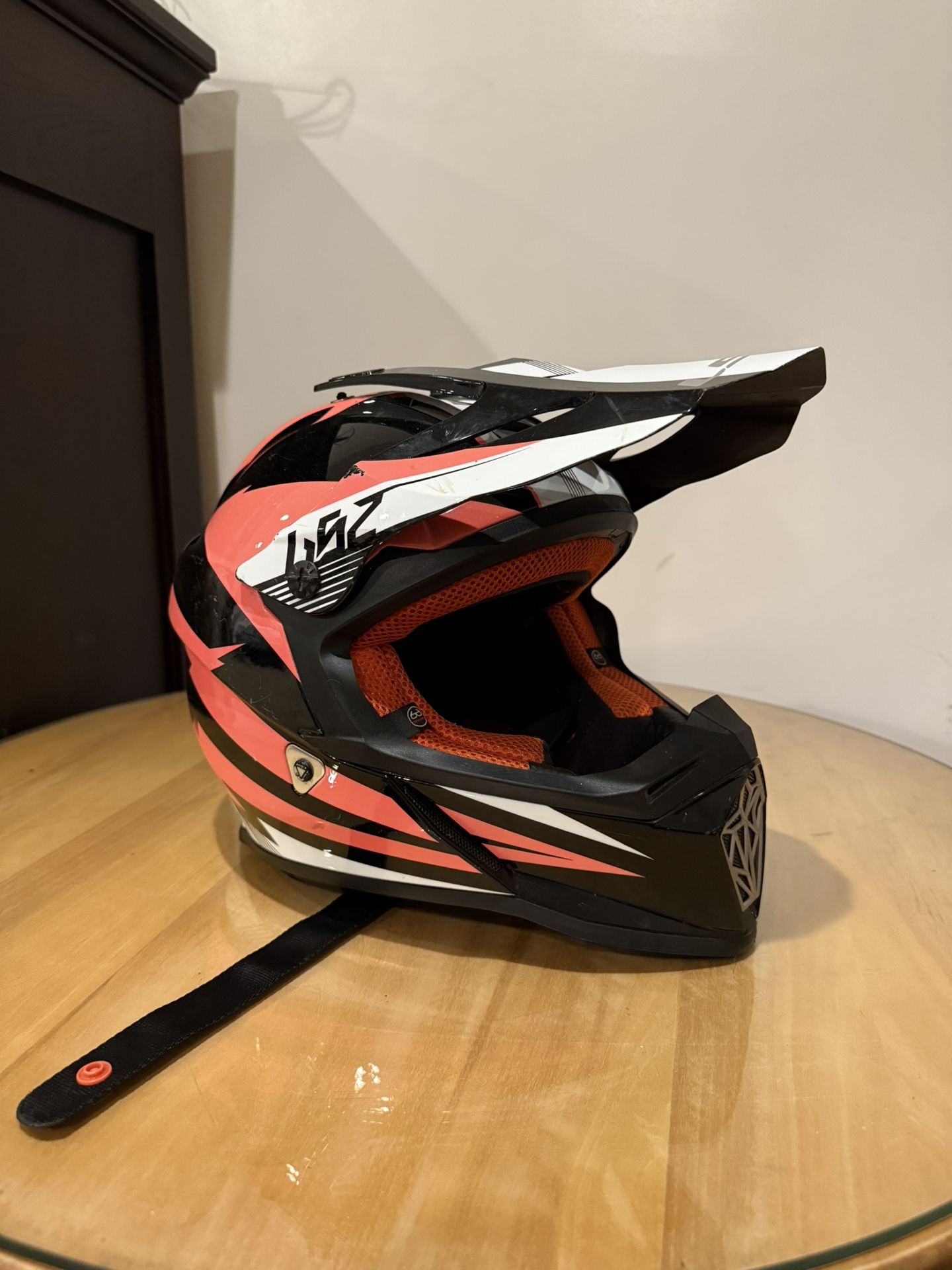 LS2 Fast Pink Dirt Bike Helmet – DOT Certified – XS (54 cm)