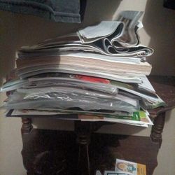 Stack Of Random Magazines For Art 