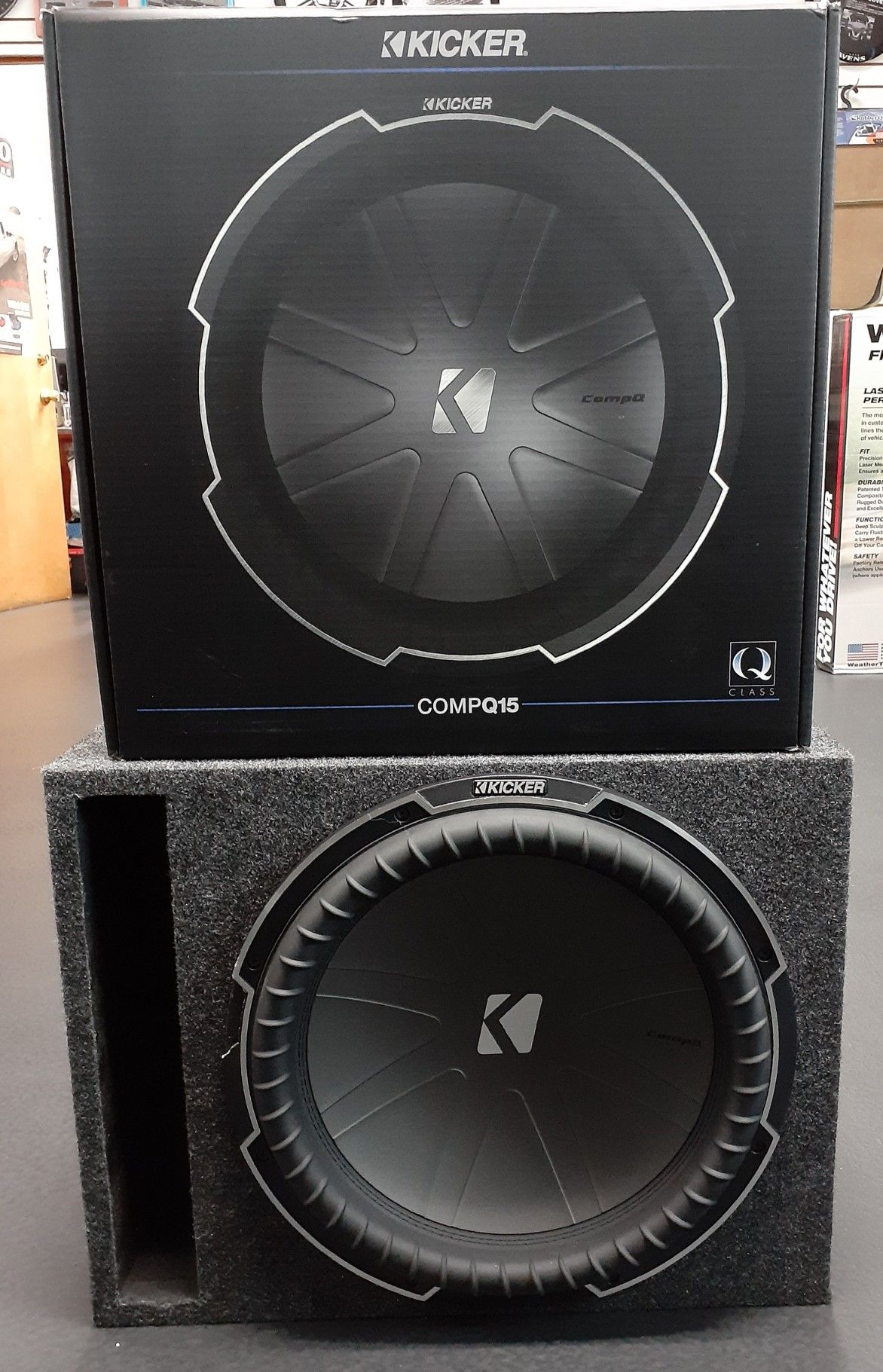 NEW! 15 in Kicker Q Series subwoofer system