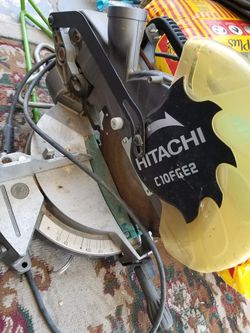 Hitachi 10in cut-off saw