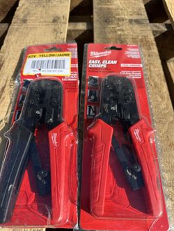 Milwaukee Ratcheting Pass-Through Crimper & Stripper NEW $35 each $35