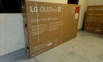 New 83 Inch LG Oled LG C6H Tandem Smart TV 4K UHD with 165 Hz refresh rate. Brand new factory sealed