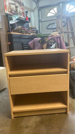Tan nightstand
