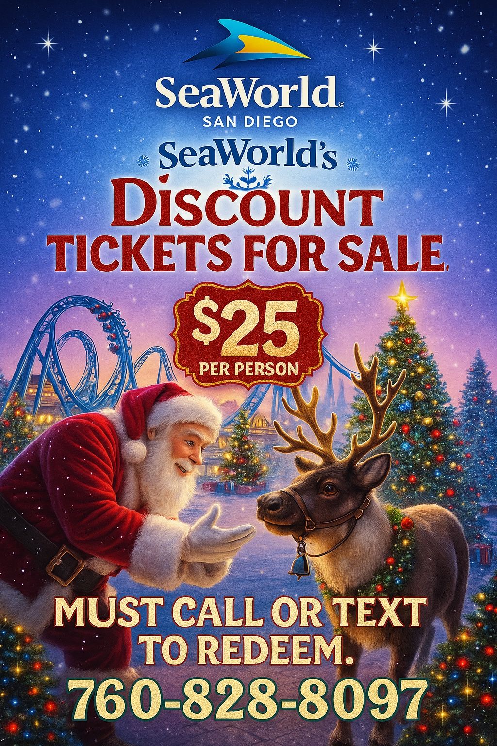 βοΈπβ¨ SEAWORLD SAN DIEGO β TICKETS ποΈ SALE! β¨πβοΈ
