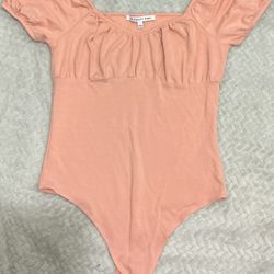 Cute Pink Bodysuit Top