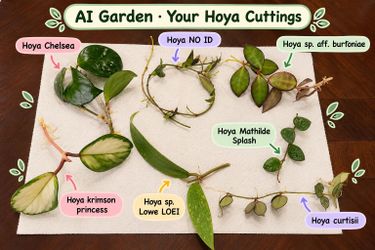 Hoya cuttings bundle