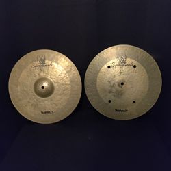 Supernaturals Impact 14" Hi Hats Made In Turkey 4 Drum set Bateria Crash Splash Ride Ozone China
