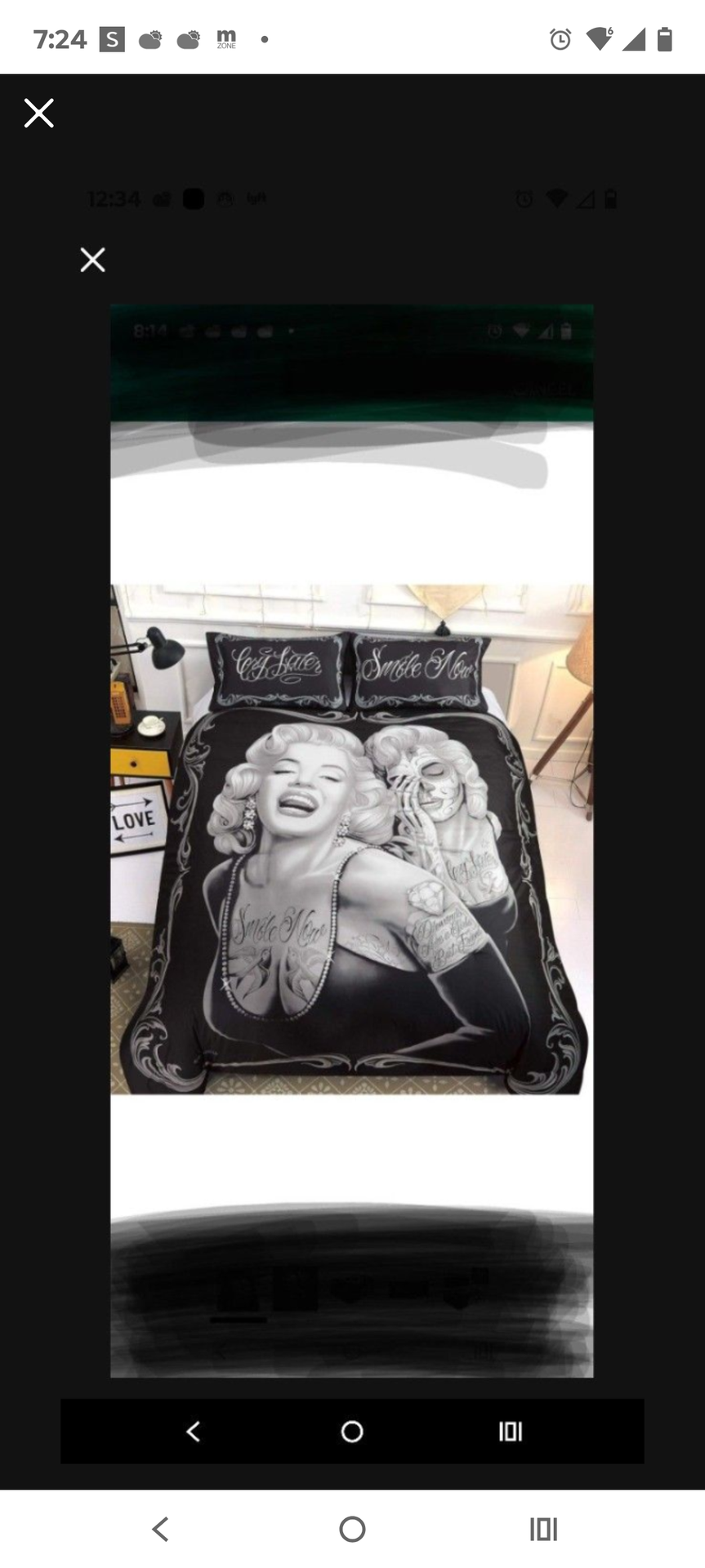 Maryin Monroe Blanket