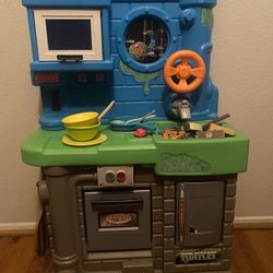 Play Kitchen TMNT With Play Food
