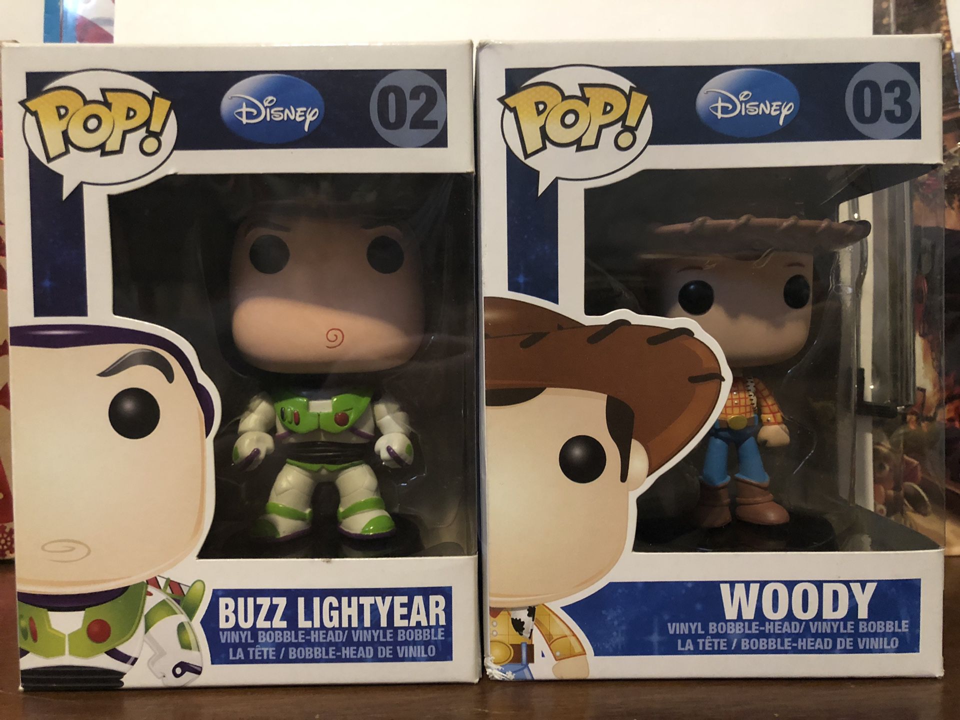 Toy Story Buzz & Woody Series 02 & 03 Funko Pop