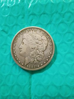 1881- Morgan Dollar.