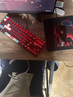 Red dragon mouse and keyboard