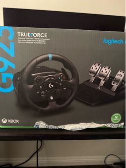 Logitech - G923 Racing Wheel and Pedals for Xbox Series X|S, Xbox One and PC - Black