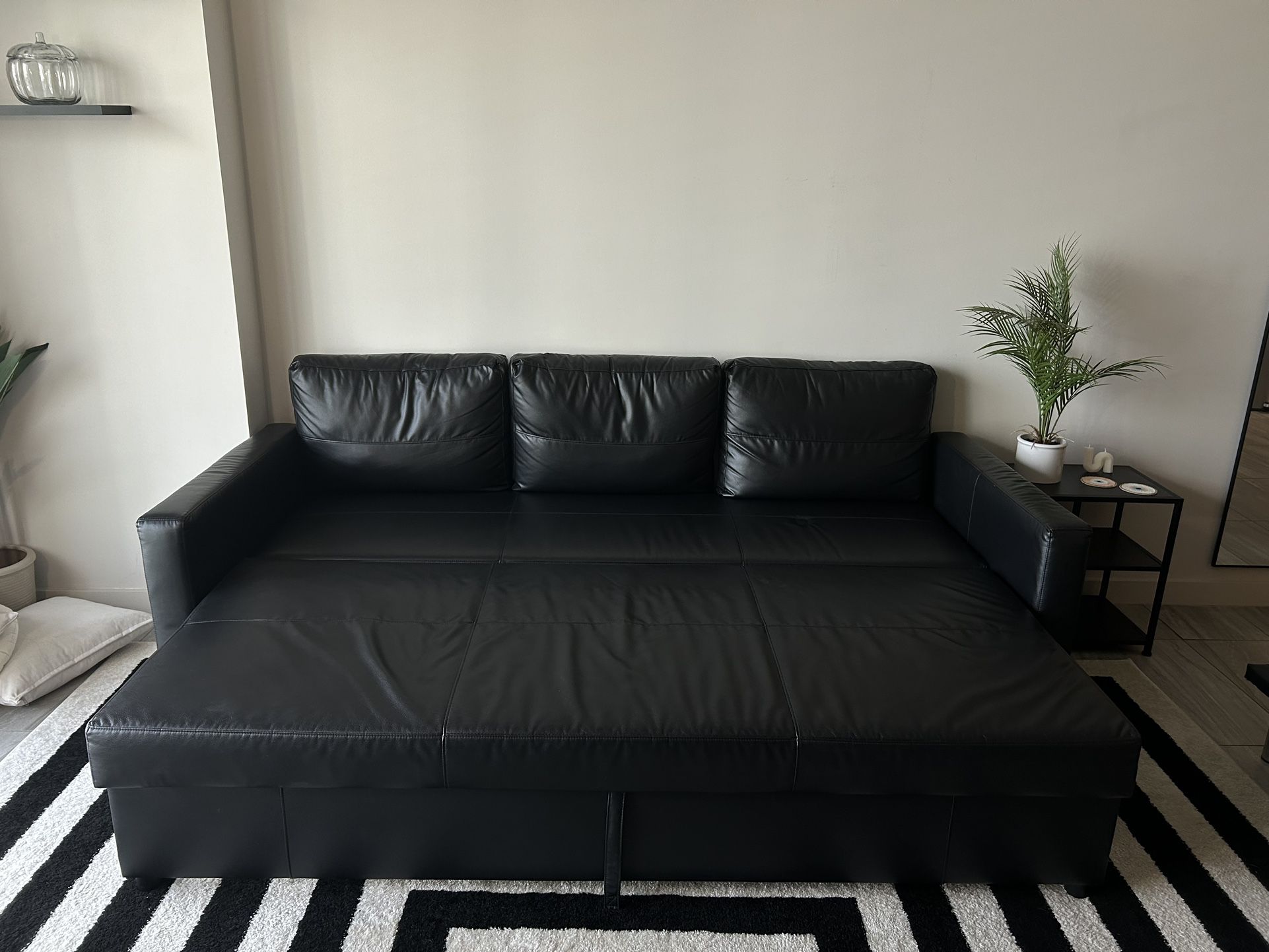 IKEA Friheten Sleeper Sofa Black 