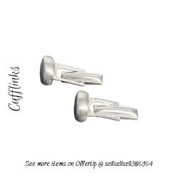 💯🔥 Cufflinks - Vintage Designer Silver Plata de 1a Ley Cufflinks - Excellent Used Condition