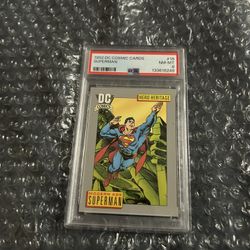 Graded 1992 Dc Superman Card