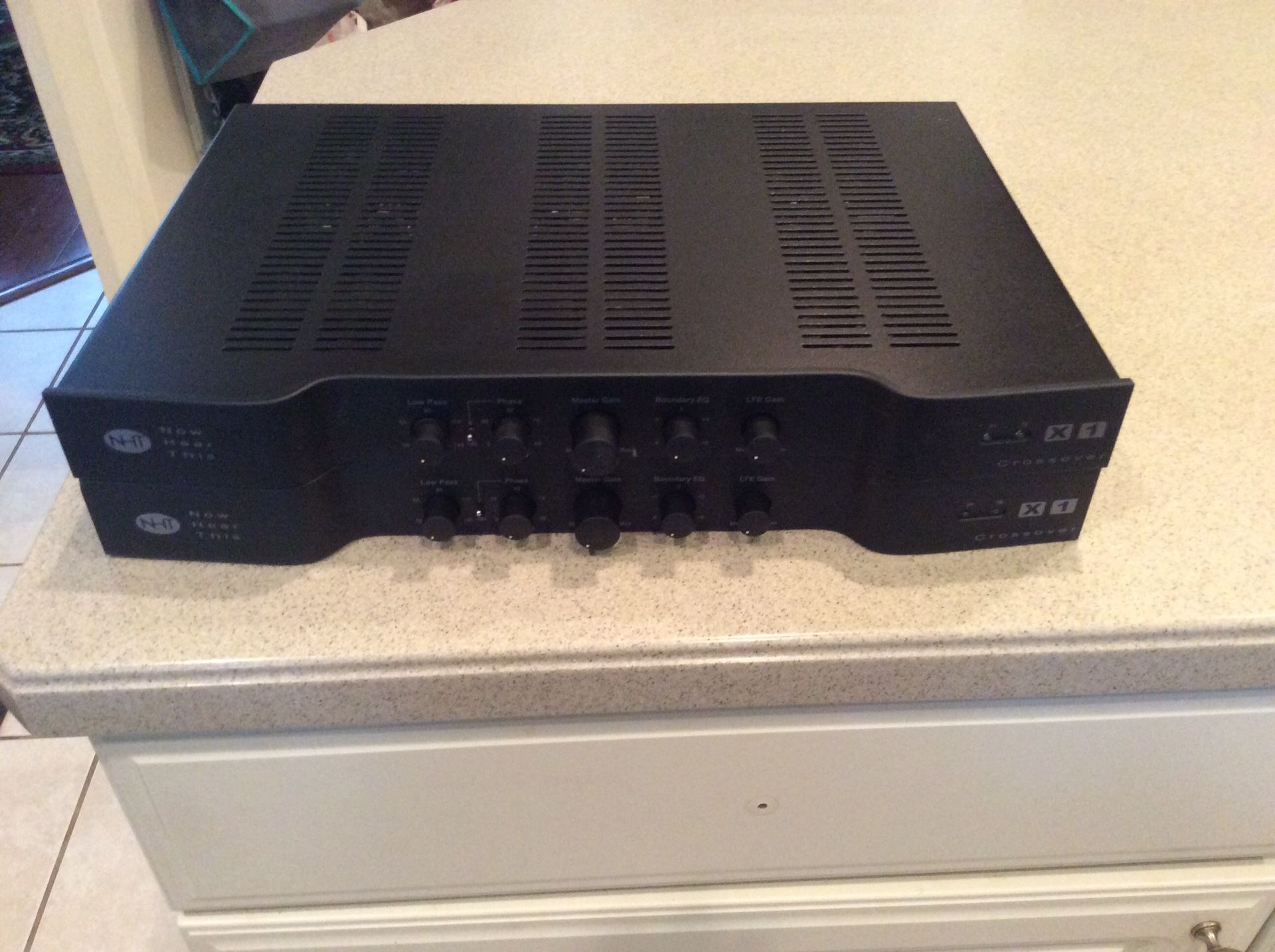 NHT X1 Subwoofer Crossover preamp (2)