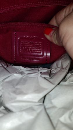 New with Tags Mother's day Gift, Coach F79608 Crossgrain Gallery Tote Handbag Shoulder Purse Dark Fuchsia $100