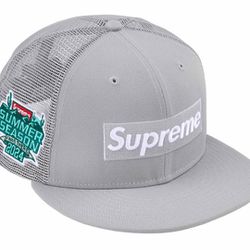 Grey Supreme Box Logo Trucker Hat 7 1/2