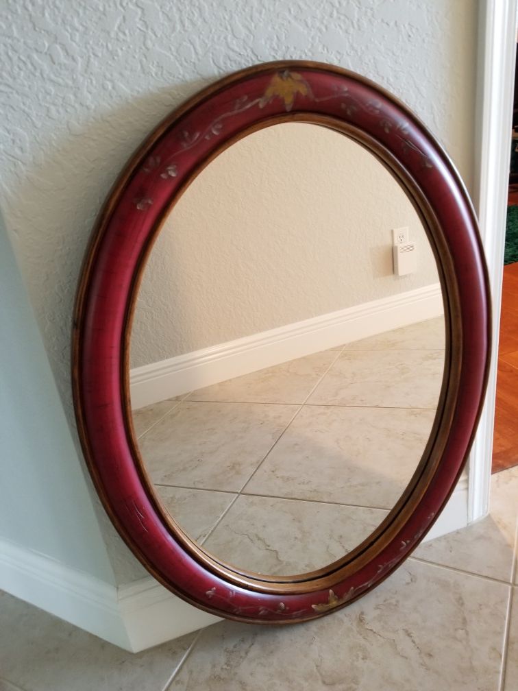 Oval mirror