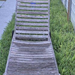 Pool Lawn Chair All Wood