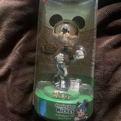 Disney Running Back Mickey Bobble Head