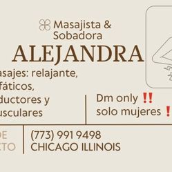 Masajista & Sobadora 