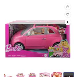 Barbie doll and Fiat vehicle play set